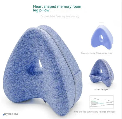 Heart-shaped Memory Foam Leg Pillow Contour Legacy Leg Pillow