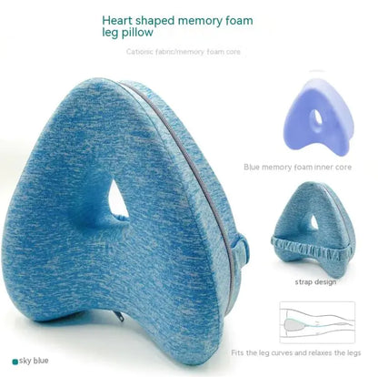 Heart-shaped Memory Foam Leg Pillow Contour Legacy Leg Pillow