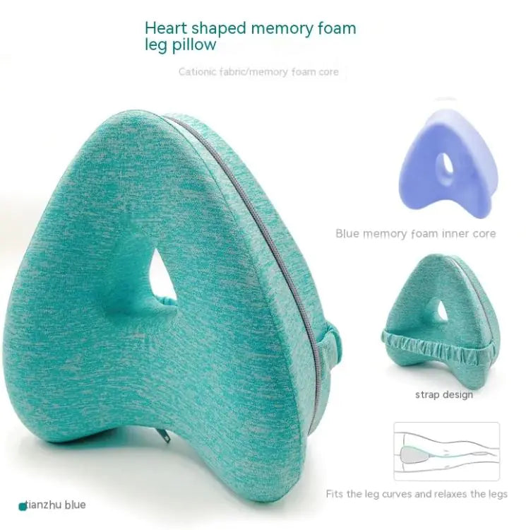 Heart-shaped Memory Foam Leg Pillow Contour Legacy Leg Pillow