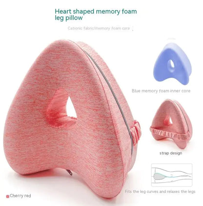 Heart-shaped Memory Foam Leg Pillow Contour Legacy Leg Pillow