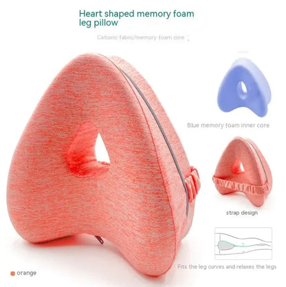 Heart-shaped Memory Foam Leg Pillow Contour Legacy Leg Pillow