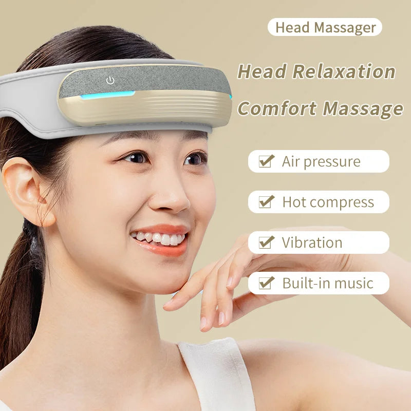 Heated Air Pressure Head Massager