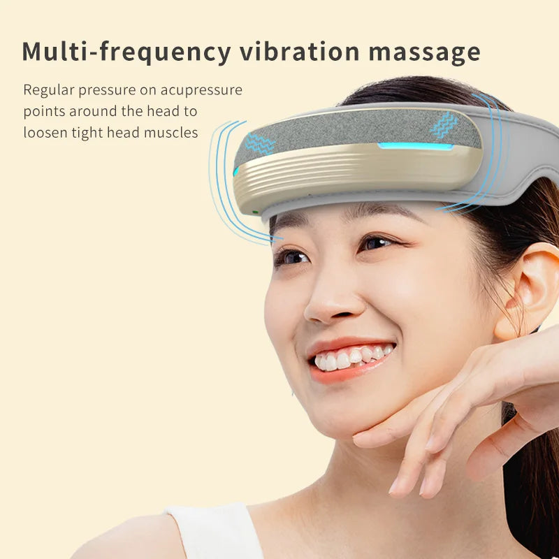 Heated Air Pressure Head Massager