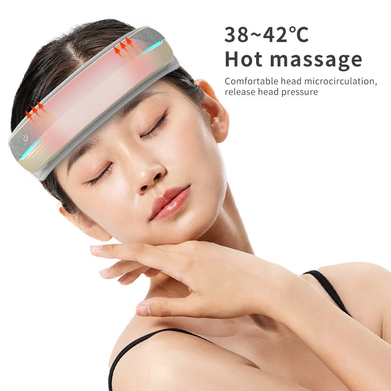 Heated Air Pressure Head Massager