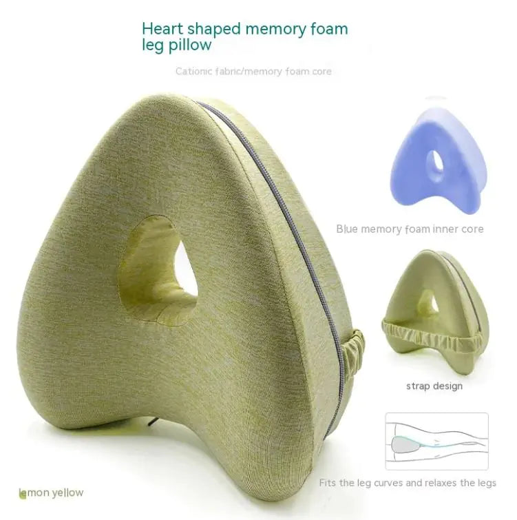 Heart-shaped Memory Foam Leg Pillow Contour Legacy Leg Pillow